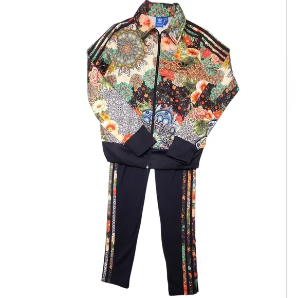 Adidas Originals x Farm Rio Jardim Agharta Firebird Track Jacket Size Medium - Picture 3 of 16